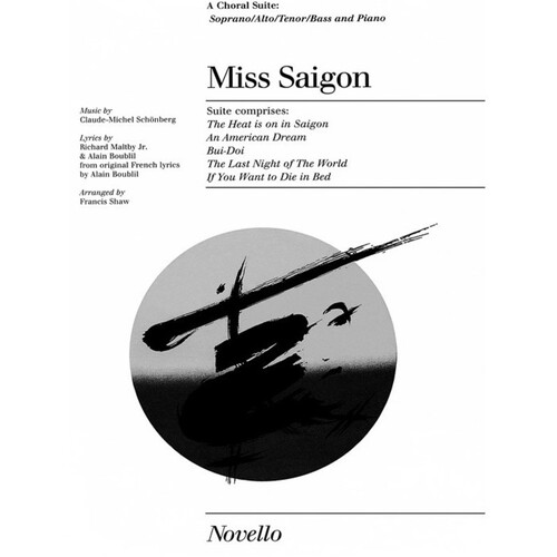 Miss Saigon Selections SATB