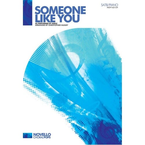 Adele Someone Like You SATB/Pf Vs