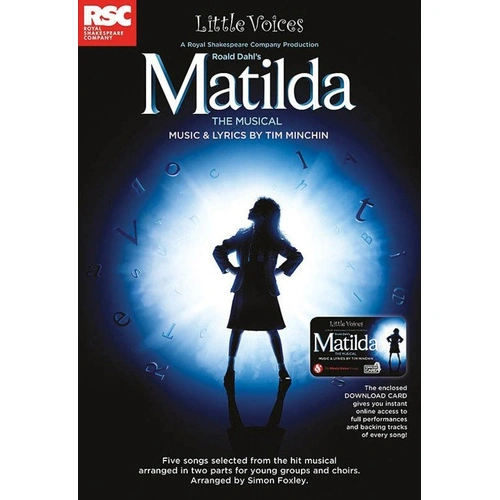 Little Voices Matilda The Musical Book/Online Audio