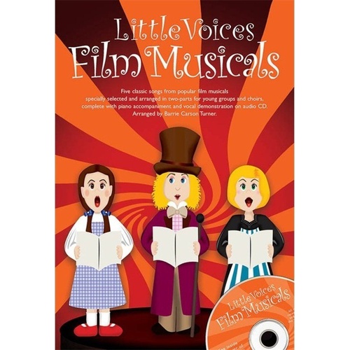 Little Voices Film Musicals Choral Book with Audio CD