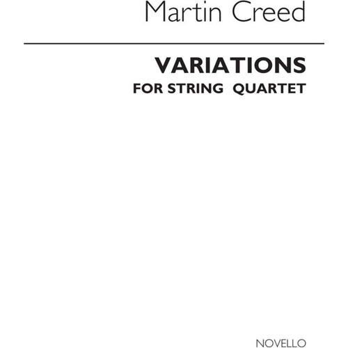 Variations For String Quartet (Score/Parts) (Music Score/Parts) Book