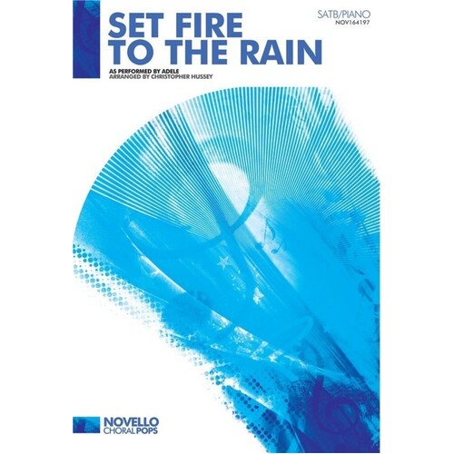 Set Fire To The Rain SATB/Piano