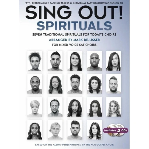 Sing Out Spirituals SAT Book/CD by Novello