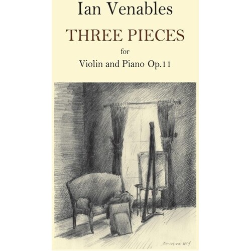 Three Pieces For Violin And Piano Op 11 (Softcover Book)