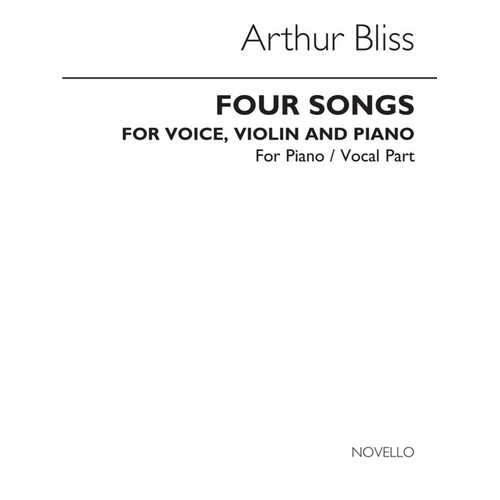 Bliss Four Songs Vce/Violin/Pf(Arc) (Softcover Book)