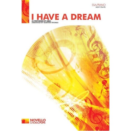 I Have A Dream(Abba)Ssa/Piano (Octavo) Book