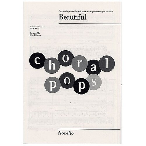 Beautiful(C.Aguilera)Ssa/Piano Arr.Davies (Softcover Book)