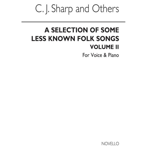 Sharp Selections Less Known Folksongs 2 (Softcover Book)