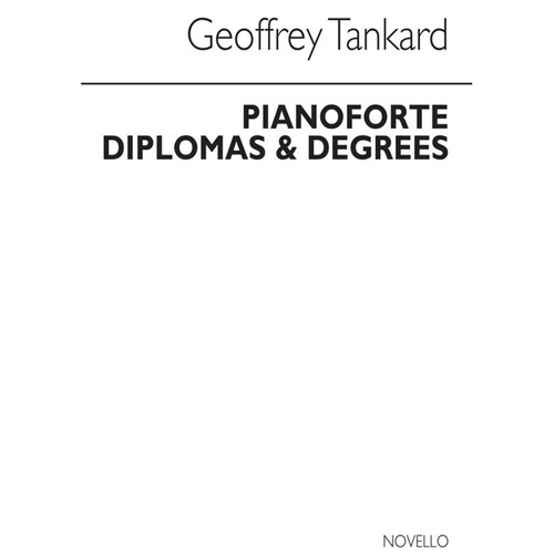 Tankard Piano Diplomas/Degrees(Arc) (Softcover Book)