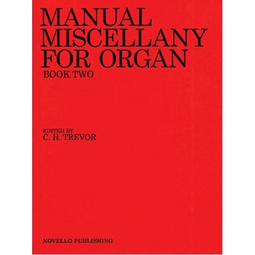 Trevor Manual Miscellany 2 Organ (Softcover Book)