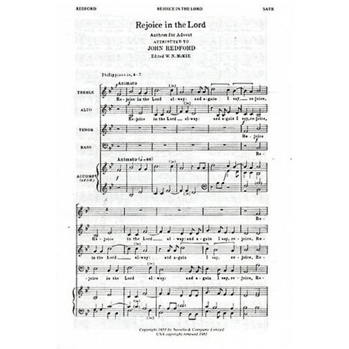 Bedford Rejoice In The Lord SATB