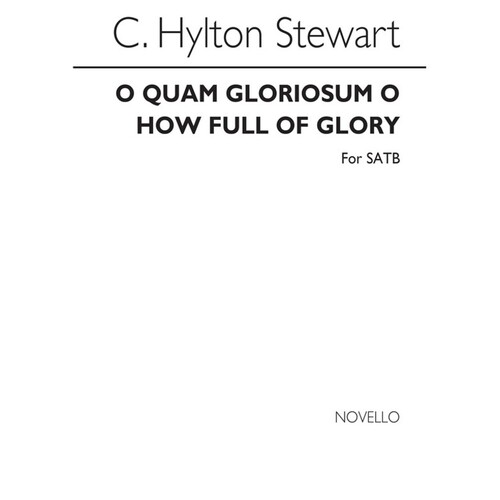 Vittoria O Quam Gloriosum SATB