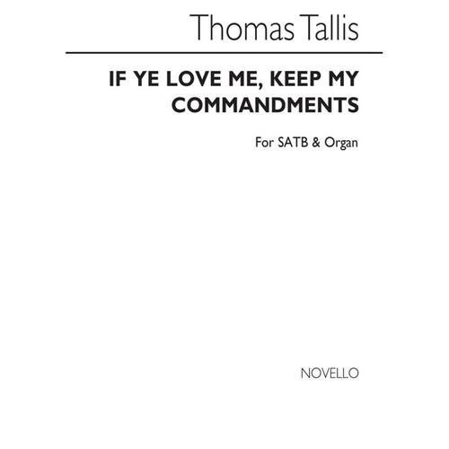 Tallis If Ye Love Me SATB