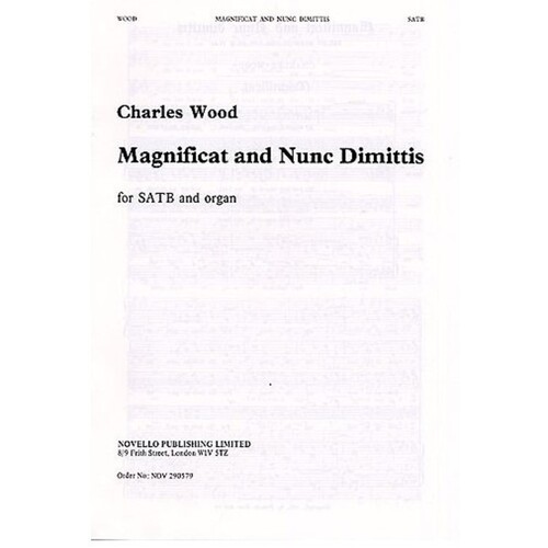 Wood Magnificat/Nunc In Eb SATB
