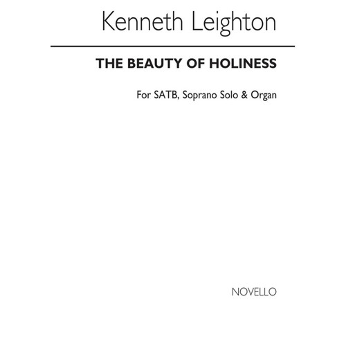 Leighton Beauty Of Holiness SATB
