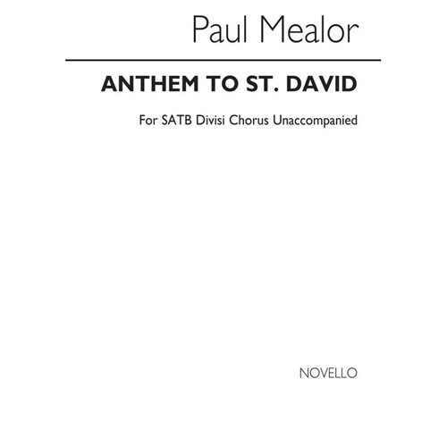 Anthem To St David SATB