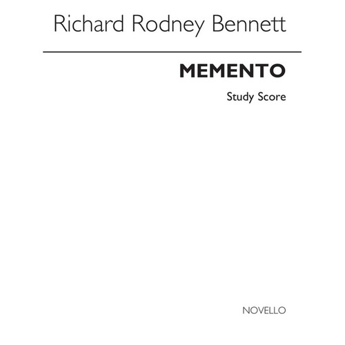 Bennett Memento Study Score(Arc)