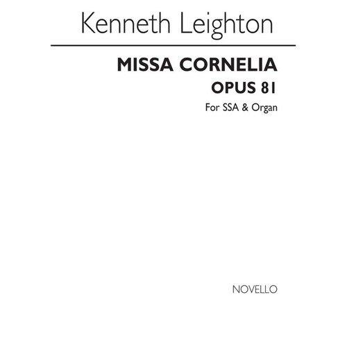 Leighton Missa Cornelia Op81 V/S SSA/Org