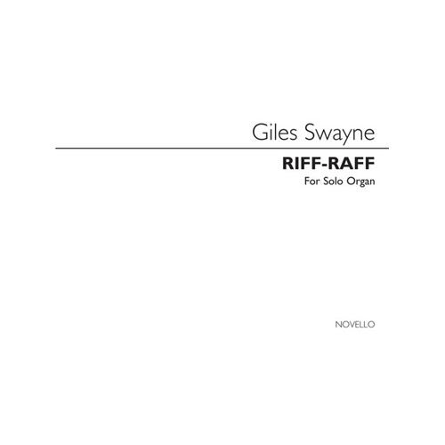 Riff Raff For Organ (Softcover Book)