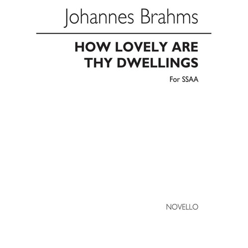 Brahms How Lovely Are Thy SSAA(Arc)