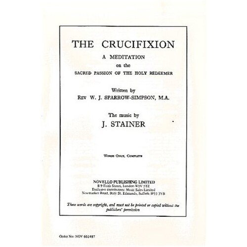Stainer Crucifixion Words (Set 50)