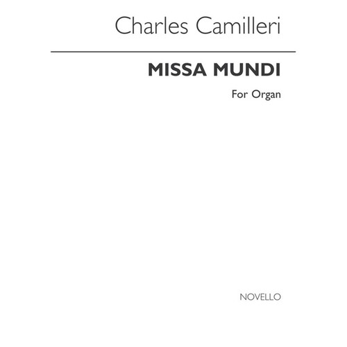 Camilleri Missa Mundi Organ(Arc) (Softcover Book)