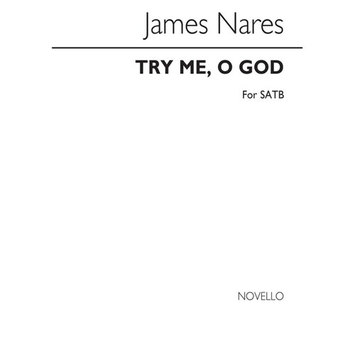 Ares Try Me O God SATB
