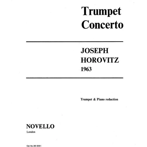 Horovitz Concerto for Trumpet and Piano - Novello Edition