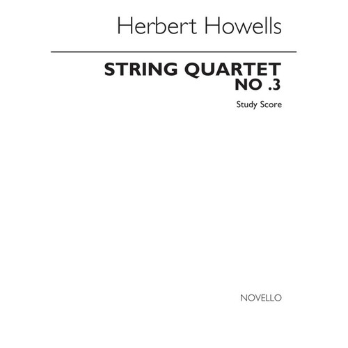 Howells String Quartet N.3 P/Score (Softcover Book)