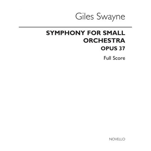 Swayne Symphony Small Orchestra Op 37 Sc