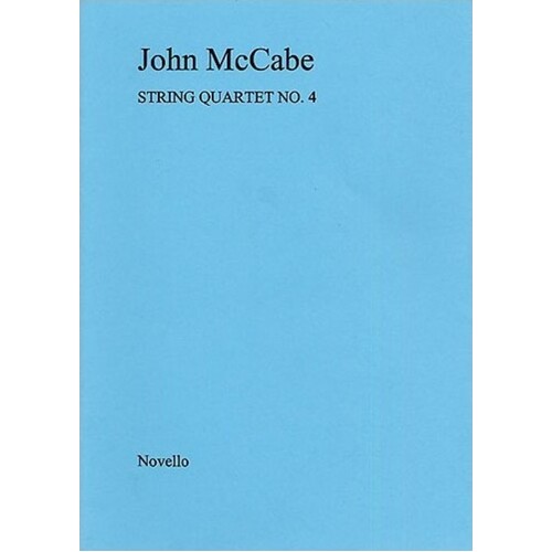 Mccabe String Quartet N.4 Score Book