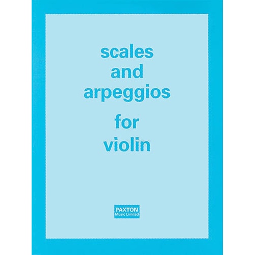 Scales And Arpeggios For Violin (Softcover Book)