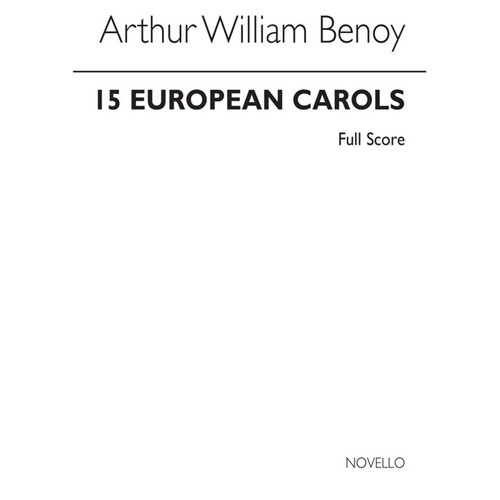Benoy 15 European Carols Score(Arc)