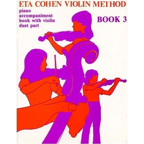 Eta Cohen Violin Method Book 3 Piano Accompaniment (Softcover Book)