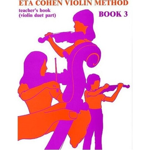 Eta Cohen Violin Method Book 3 Teacher Book (Softcover Book)