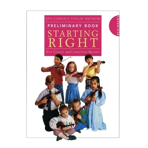 Eta Cohen Violin Method Preliminary Starting Right