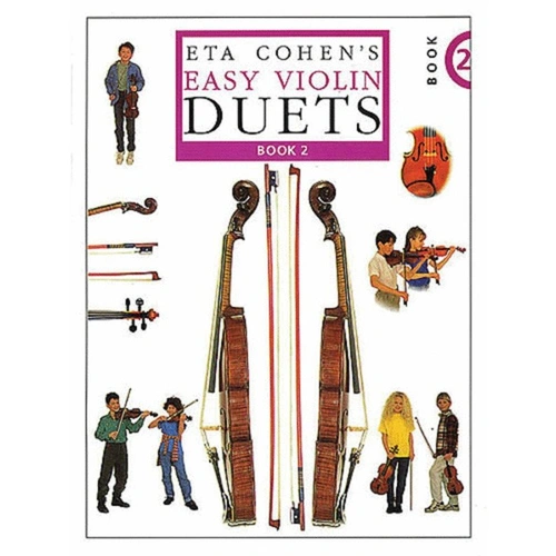 Eta Cohen Easy Violin Duets Book 2 for Violin, Novello, 12 Simple Ensemble Pieces, Clear Score Format