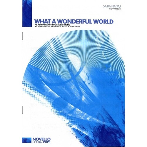 What A Wonderful World SATB/Piano