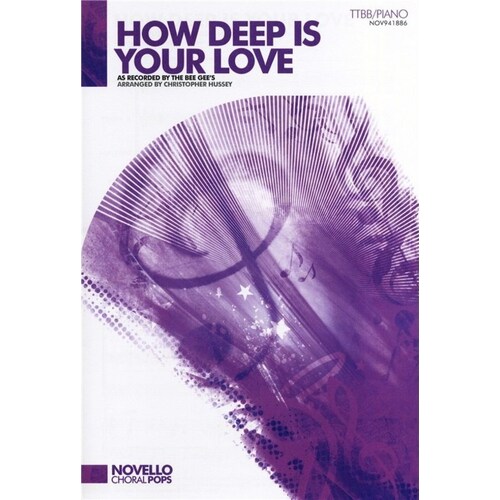 How Deep Is Your Love TTBB/Piano (Octavo) Book