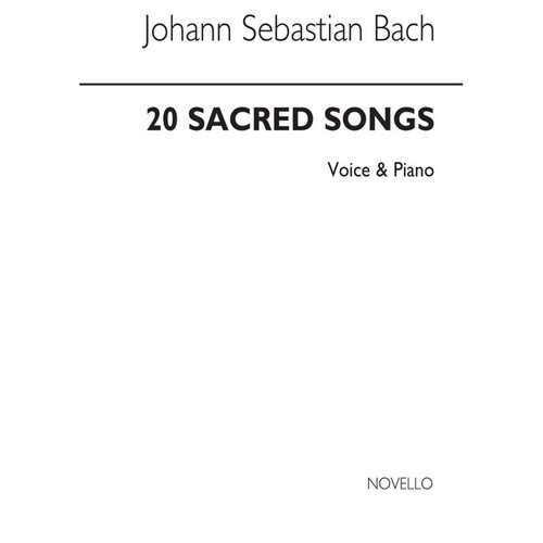 Bach 20 Sacred Songs Voice(Arc)