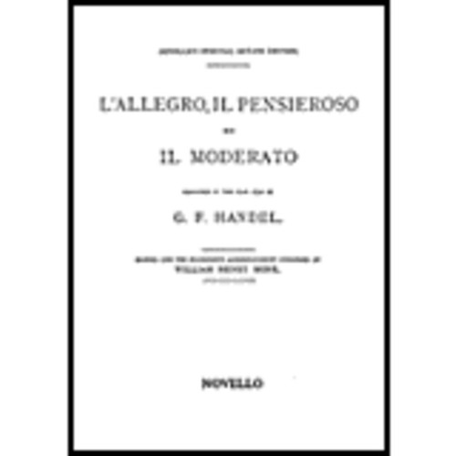 Handel Lallegro Il Pensieroso SATB(Arc)