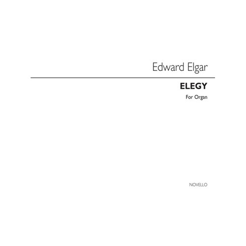 Elgar Elegy For Organ (Softcover Book)