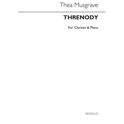Musgrave Threnody Clarinet/Piano (Softcover Book)
