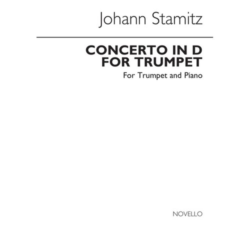 Stamitz J. Concerto In D Trumpet/Piano (Softcover Book)