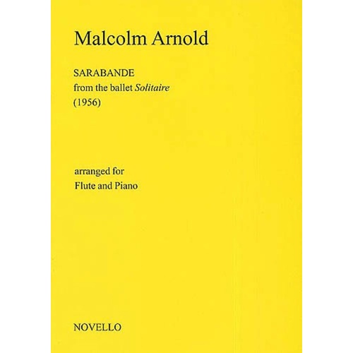 Sarabande For Flute And Piano (Softcover Book)