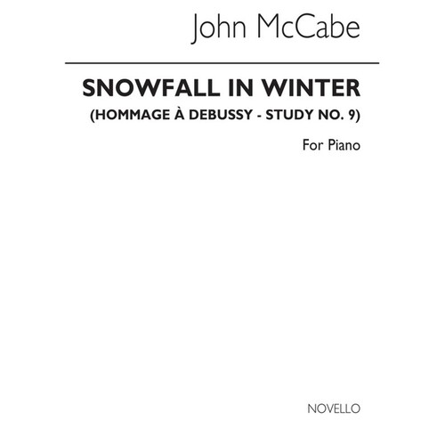John Mccabe Snowfall In Winter Piano Solo (Softcover Book)