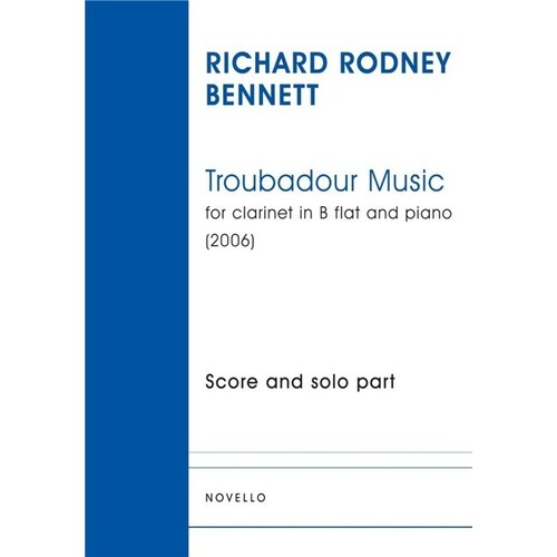 Troubadour Music Clarinet/Piano (Softcover Book)