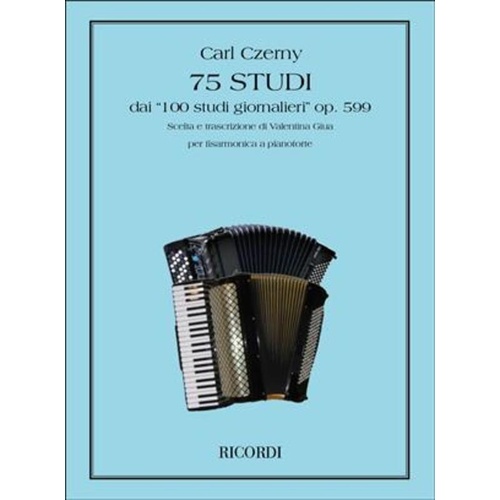 75 Studi Dai 100 Studi Giornalie Op 599 Accordion Book