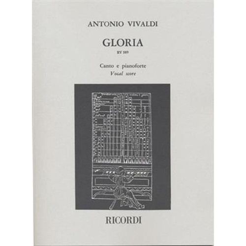 Vivaldi - Gloria RV 589 Vocal Score by Malipiero