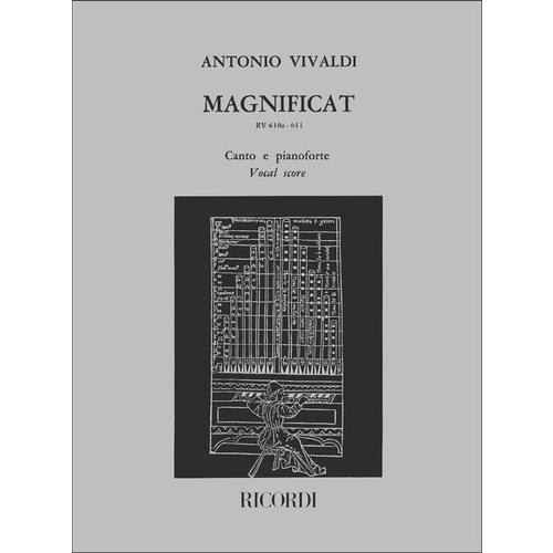 Magnificat Cantico Rv 610A / 611 Vocal Score Book
